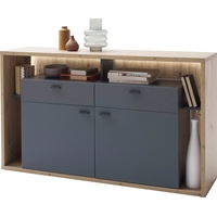 MCA Furniture Sideboard »Lizzano«, Wohnzimmerschrank mit 3-D Rückwand, wahlweise