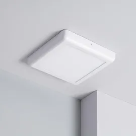 efectoLED Einbauleuchte 18W Rund Silber 3000K Warmweiß