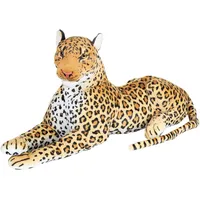 Brubaker Leopard Plüschtier 110 cm liegend - XL Stofftier