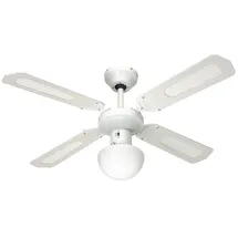 Farelek Bali 107 cm Deckenventilator Blassgrün/Weiß