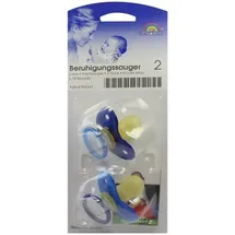 Baby Frank Kirschform Latex 6-18 Monate 2 Stk. Bicolor-blau