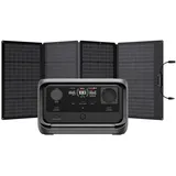 ECOFLOW RIVER 3 Plus Tragbare Powerstation & 160 W Solarpanel, 286 Wh LFP Batterie