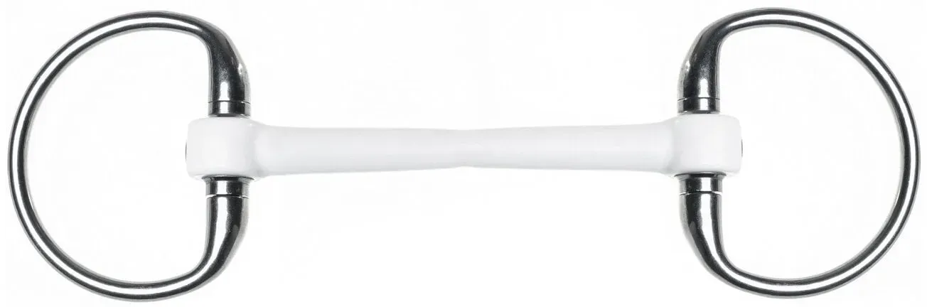 TRUST Olivenkopfgebiss Inno Sense Flexi Soft Stange Slim weiß 13.5 cm