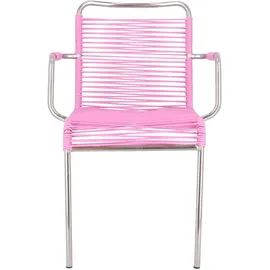 Fiam Mya Spaghetti Stapelsessel 57 x 52 x 85 cm pink