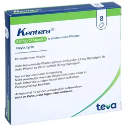 Kentera 3,9 Mg/24 Stunden transdermale P 8 St