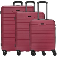 Kofferset 3tlg. Koffer & Trolleys Pink Herren