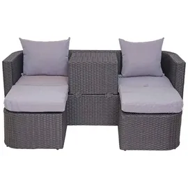 MCW MCW-J37 Garten-Lounge-Set anthrazit/hellgrau