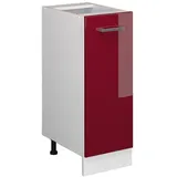 Vicco Unterschrank Apothekerschrank R-Line 30 x 46 x 81,5 cm Rot Hochglanz