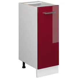Vicco Unterschrank Apothekerschrank R-Line 30 x 46 x 81,5 cm Rot Hochglanz