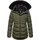 Navahoo Winterjacke "Lissandra", Damen, Gr. XS (34), grün (olive), Obermaterial: 100% Polyester. Innenseite: 100% Polyester, Jacken Winterjacke, mit hochwertigem Steppdesign