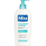 Mixa Hyalurogel Feuchtigkeitsspendende Milch, enthält Hyaluronsäure, zieht schnell ein, stärkt die Schutzbarriere der Haut, 400 ml