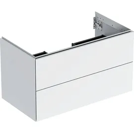 Geberit Waschtischunterschrank 2 Schubladen 118,4 x 50,4 x 47 cm Sandgrau