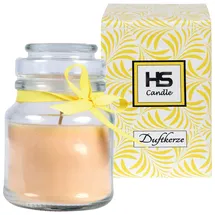 HS Candle Duftkerze Vanille 120 g gelb