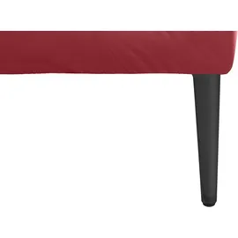 W.Schillig Eckcouch Chenille 3-Sitzer Rot
