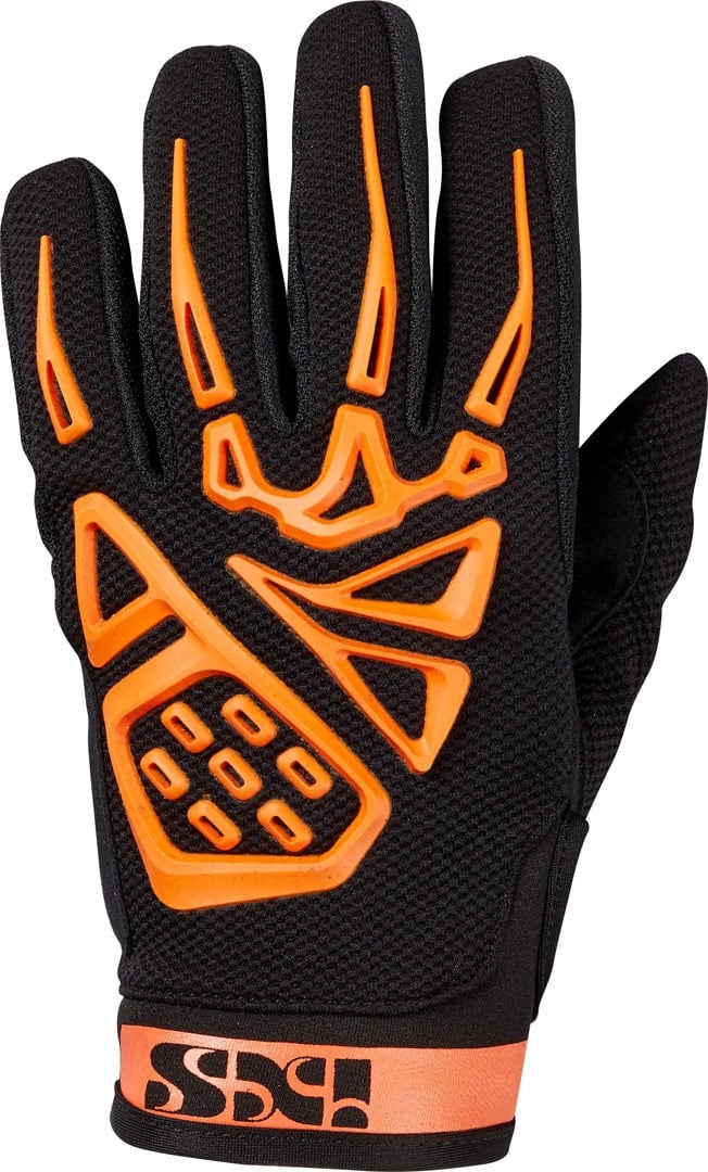 IXS Pandora Air Motocross Handschuhe, schwarz-orange, Größe M für Männer