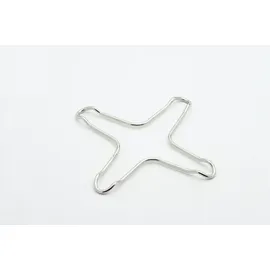 Weis Kerzenständer Gasherd Kreuz Edelstahl Silber
