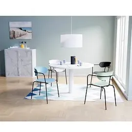 Paperflow Besucherstuhl BISTRO Kunststoff grün/schwarz 2 Stück