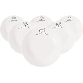 Villeroy & Boch Statement Lines Schale Family ø 18,7 cm 6-tlg. weiß