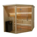 Harvia Variant View Corner Large Sauna Saunakabine Aus Fichte Ca. 206 X 203 X 201 Cm - Harvia