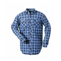FELDTMANN Thermohemd, gef.,Gr. 3XL,blau-kariert