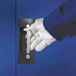 C+P Acurado Aktenschrank 93 x 40 x 195 cm blau/grau