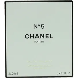 Chanel No. 5 Eau de Toilette refillable 20 ml + Nachfüllung 2 x 20 ml