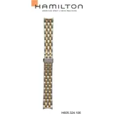 Hamilton Metall Jazzmaster Band-set Edelstahl H695.324.106 - Zweifarbig rosé