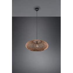 Trio 312300136 1x40w Hängende Deckenleuchte Hedda | E27 - einstellbare Höhe, schwarz, natürlich