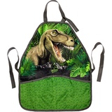 alles-meine.de GmbH Kinderschürze/Schürze - Dinosaurier - Dino/Tyrannosaurus Rex - größenverstellbar - mit 2 Taschen - mitwachsend - universal/beschichtet & wasserdicht - f..