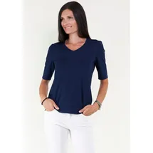 Seidel Moden V-Shirt Blau 36