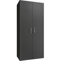 WIMEX Kleiderschrank Multiraumkonzept 80 x 185 x 54 cm Grau