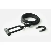 tex-lock Eyelet D-lock Bügelschloss 160 cm Schwarz