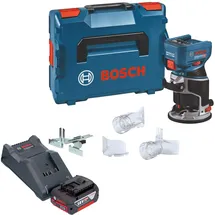 Bosch GKF 18V-8 Akku Kantenfräse 18 V 8,0 mm + 1x Akku 4,0 Ah + Ladegerät + L-Boxx