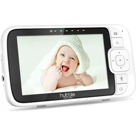 HUBBLE CONNECTED Nursery View Premium Babyphone 5" Display Nachtsicht Zoom NEU