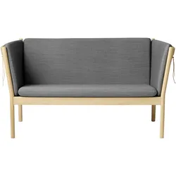 FDB Møbler J148 Sofa 2-Sitzer, eiche natur / anthrazitgrau