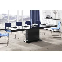 Design Esstisch Tisch HME-111 Hochglanz ausziehbar 160 bis 256 cm