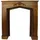 Hti-Living Juna Kaminkonsole 106 x 21 x 105 cm Braun