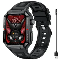 TOPsic Smartwatch Herren Damen, Smartwatch mit Telefonfunktion, 1,99" IP68 Wasserdicht, Lange Akkulaufzeit, Herzfrequenz Blutsauerstoff, Schlafmonitor für iOS und Android