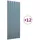 vidaXL Dachpaneele 12 Stk. Verzinkter Stahl Grau 100x36 cm