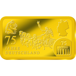 Die deutsche Goldbarren-Jubiläumsedition – Ihr Start: "75 Jahre Deutschland"!