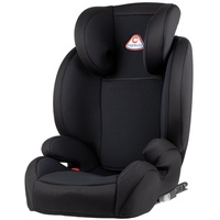capsula® Sitzerhöhung und Kinderautositz 2in1, Gruppe 2 + 3, Isofix 15-36 kg, 4-12 Jahre, schwarz