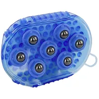 Kerbl Magnet-Massage-Striegel royalblau