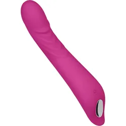 Verführerischer G-Spot-Vibrator, 22 cm, pink | silber