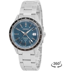 Seiko Men's SSK009J1 Presage Style 60's Auto GMT