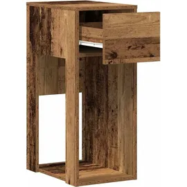 vidaXL Computerschrank mit Schublade Altholz-Optik 30x44x74 cm