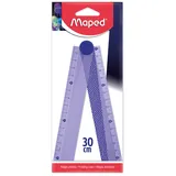 Maped - Klapplineal DEEPSEA PARADISE - 15/30cm - Verziertes Plastiklineal