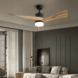 Immax Neo SOFISTICADO 18W Deckenleuchte schwarz/Holz
