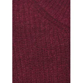 LASCANA Strickpullover Damen dunkelrot meliert Gr.36/38