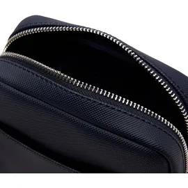 Lacoste Slim Vertical Camera Bag Umhängetasche Polyurethan Marine
