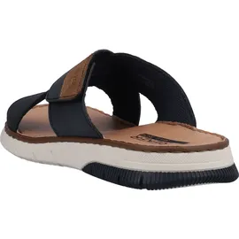 Rieker Pantoletten 25283, Männer Slipper,Backless,Mules,Gartenschuhe,Sommerschuhe,sommerclogs,Sandalen,Freizeitschuhe,blau (14),41 EU / 7.5 UK